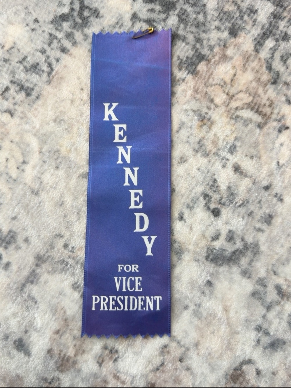 Vintage 1956 John F. Kennedy for Vice President Campaign Ribbon JFK Political